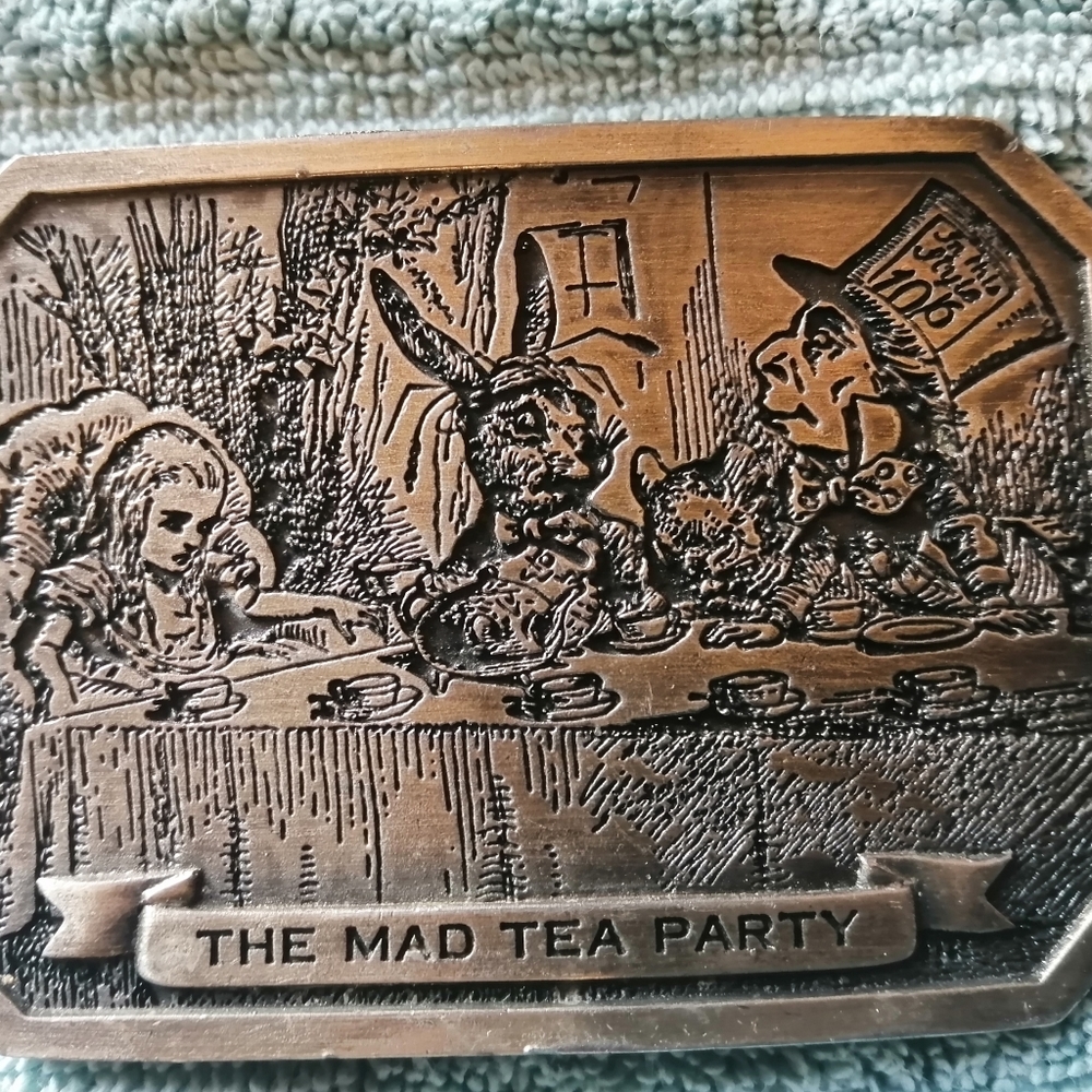 Vintage 1974 (The Mad Tea Party belt buckle